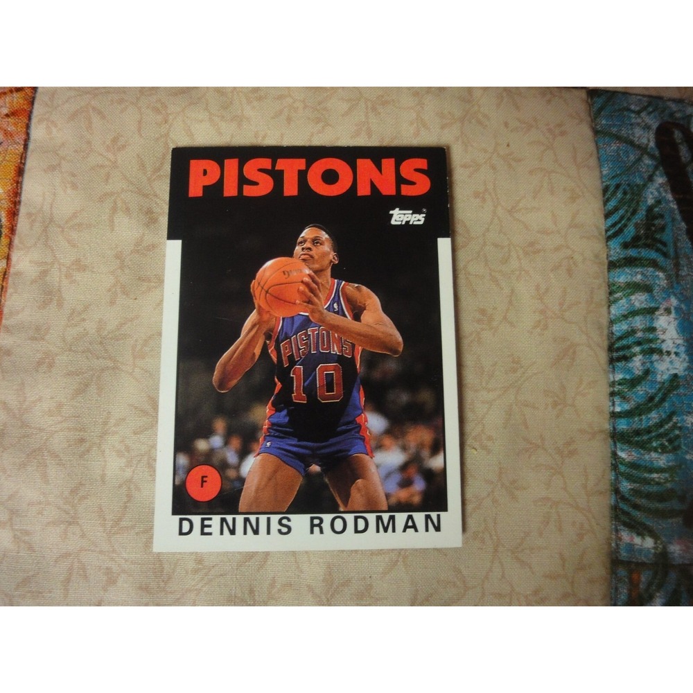 Dennis rodman ‎ Pistons  topps archives NBA basketbal card